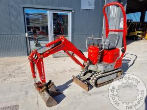 mini bageri yanmar sv08 2011 letnik 2135 delovnih ur 