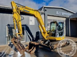 mini bageri komatsu pc78mr 6 3x zlice 2005 letnik klima