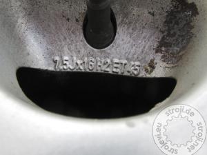 Sve drugo, Ostali 7,5 J x 16  H 2  ET 45