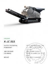 Drobilice, Ostali DROBILEC - ČELJUSTNI KOMPLET crusher K-JC503