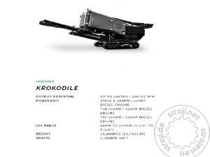 Drobilice, Ostali DROBILEC - RECIKLATOR KOMPLET SHREDDER KROKODILE  