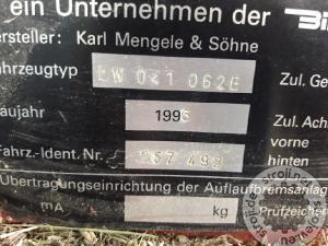 Prikolice za sijeno silažna, MENGELE