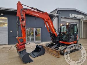 mini bageri kubota kx080 4 powertilt 2x lica klima