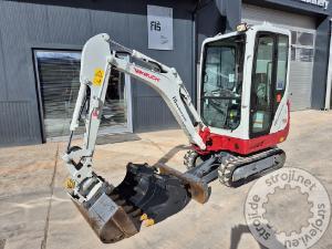 mini bageri takeuchi tb216 2022 letnik 1335 ur powertilt