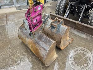 Bageri na kotačima, YANMAR B95W - POWERTILT - 3X ŽLICA - 4715 UR