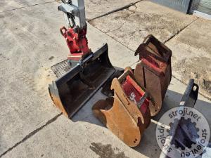 Mini bageri, TAKEUCHI TB138FR - POWERTILT - 3X ŽLICA - 2015 LETNIK