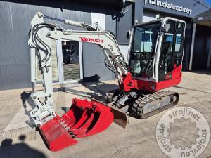 mini bageri takeuchi tb230 powertilt 3x lica 2017 letnik