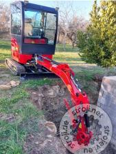 Mini bageri, Ostali Mini bager 2.2T Kubota D1105 14.5kW+n.plan.+mulčer