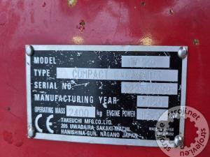 Mini bageri, TAKEUCHI TB225 - POWERTILT - 2020 LETNIK - 2460 DELOVNIH UR