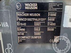 Damperi damper, WACKER NEUSON DW90 - 2021 LETNIK - 1640 DELOVNIH UR