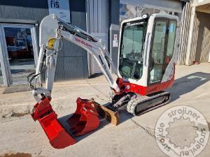 mini bageri takeuchi tb216 2020 letnik powertilt 3x lica 1450 ur