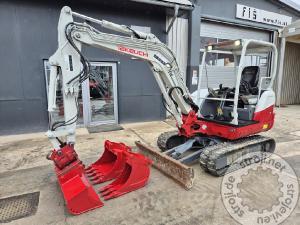 mini bageri takeuchi tb240 powertilt 3x lica 2019 letnik
