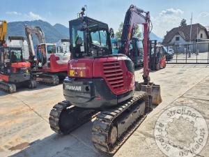 Mini bageri, YANMAR SV100-2A - 2023 LETNIK - 655 UR - 4X ŽLICA