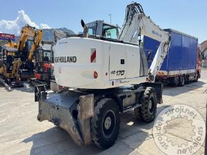 Bageri na kotačima, NEW HOLLAND WE170C - POWERTILT - 2X ŽLICA - 2011 LETNIK