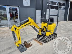 mini bageri yanmar sv08 1a 2018 letnik 1740 ur 2x lica