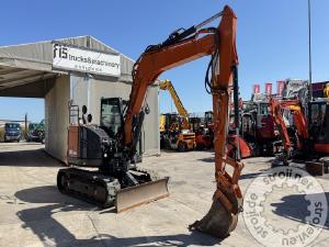 Bageri gusjeničari, HITACHI ZX85USB-6 - 2022 LETNIK - 1780 UR - TOP