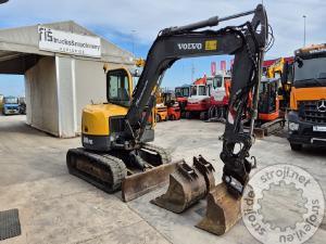 Mini bageri, VOLVO ECR88 PLUS - POWERTILT - 3X ŽLICE