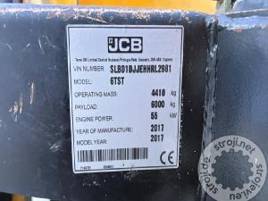 Damperi damper, JCB 6TST - 2017 LETNIK - 1860 DELOVNIH UR