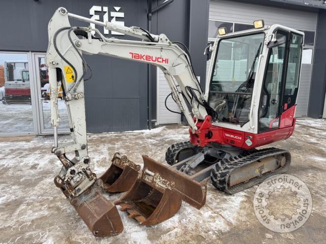 Mini bageri, TAKEUCHI TAKEUCHI TB230 - POWERTILT - 3X ŽLICA -2017 LETNIK