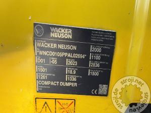 Damperi damper, WACKER NEUSON 1501 - LETNIK 2023 - 310 DELOVNIH UR