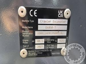 Bageri gusjeničari, DOOSAN DEVELON DX85R - LETNIK 2023 - 3X NOVE ŽLICE