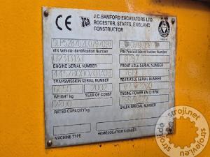 Viličari regalni sa teleskopom, JCB 528-70 - 2002 LETNIK - 5550 UR - 7M - 2.8T