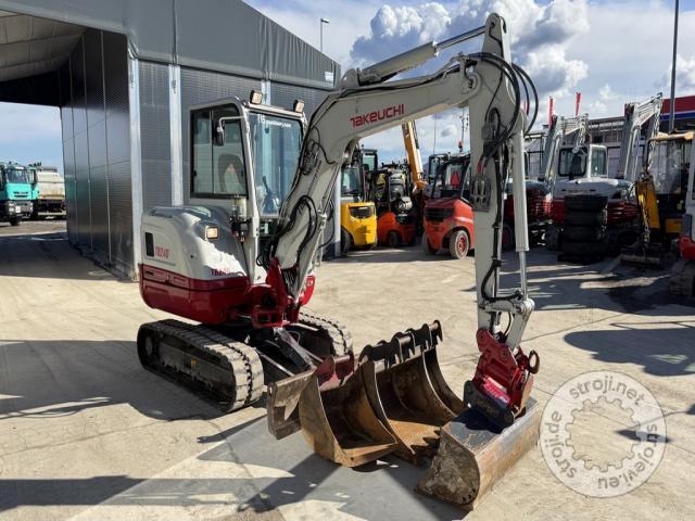 Mini bageri, TAKEUCHI TB240 - POWERTILT - 4X ŽLICA - 2016 LETNIK
