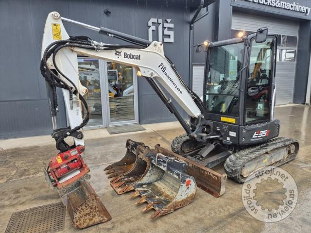 Mini bageri, Ostali E35Z - 2021 LETNIK - 1610 UR - POWERTILT -4X ŽLICA