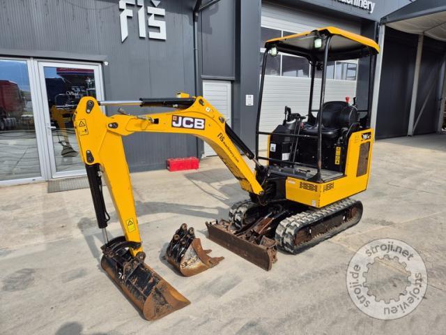 Mini bageri, JCB 16C-1 - 2022 LETNIK - 970 DELOVNIH UR