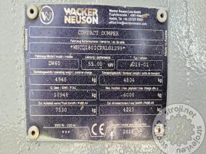 Damperi damper, WACKER  NEUSON DW60 - 2018 LETNIK - 1445 UR
