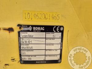 Valjci tandem valjak, BOMAG BW 80 AD-5 - 2013 LETNIK - 1010 UR