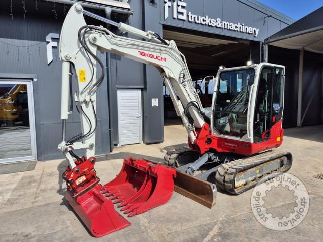 Mini bageri, TAKEUCHI TB260 - POWERTILT - 3X NOVA ŽLICA - 2022 LETNIK - 