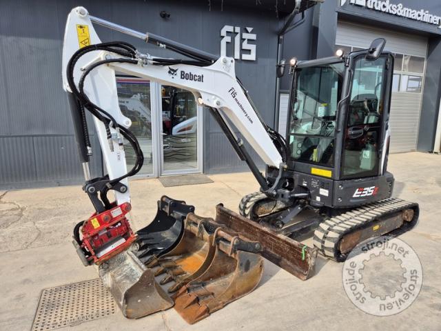 Mini bageri, BOBCAT E35Z - 2021 LETNIK - 1740 UR - POWERTILT -4X ŽLICA