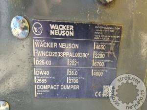 Damperi damper, WACKER NEUSON DW40 – LETNIK 2021 – 1360 DELOVNIH UR 