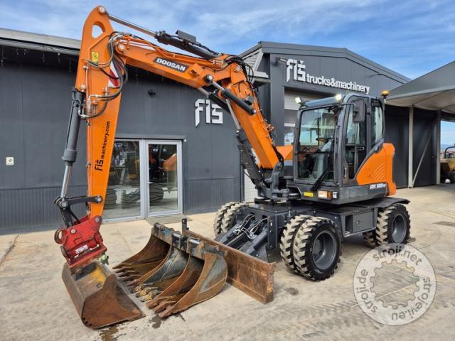 Bageri na kotačima, Ostali DX100W-7 - POWERTILT - 4X ŽLICE - STABILIZATORJI