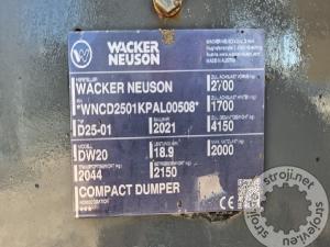 Damperi damper, WACKER NEUSON DW20 – LETNIK 2021 – 1340 DELOVNIH UR – HID