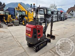 Mini bageri, VOLVO EC18D – LETNIK 2017 – 1625 DELOVNIH UR