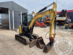 Mini bageri, YANMAR VIO57-U – LETNIK 2016 – 6100 UR - 2X ŽLICA