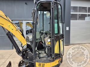 Mini bageri, YANMAR VIO57-U – LETNIK 2016 – 6100 UR - 2X ŽLICA