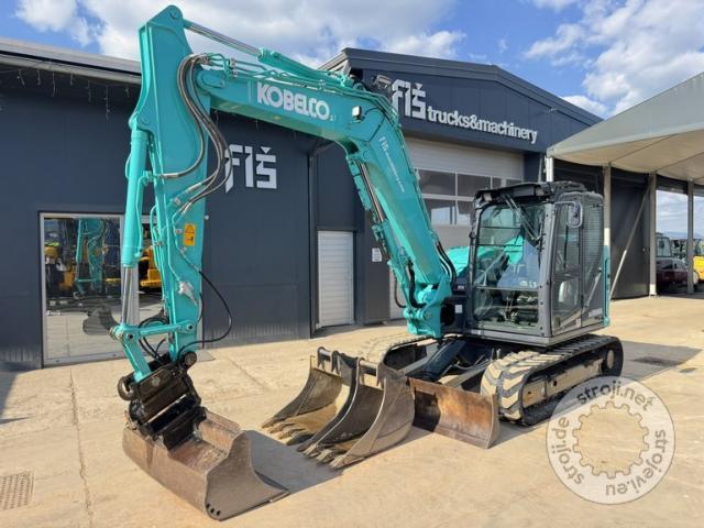 Mini bageri, KOBELCO SK85MSR-7 – POWERTILT – 3X ŽLICE – LETNIK 2020