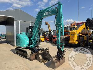 Mini bageri, KOBELCO SK85MSR-7 – POWERTILT – 3X ŽLICE – LETNIK 2020