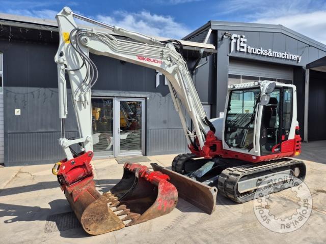 Mini bageri, TAKEUCHI TB290-2 - POWERTILT - LETNIK 2023 - 860 UR