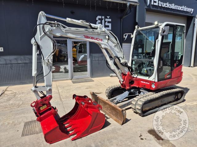 Mini bageri, TAKEUCHI TB235-2 - POWERTILT - LETNIK 2019 - 3X ŽLICE