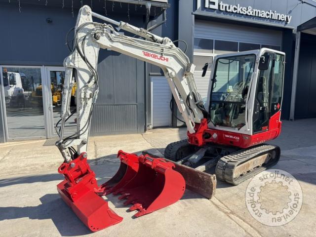 Mini bageri, TAKEUCHI TB240 - POWERTILT - 3X ŽLICE - LETNIK 2017