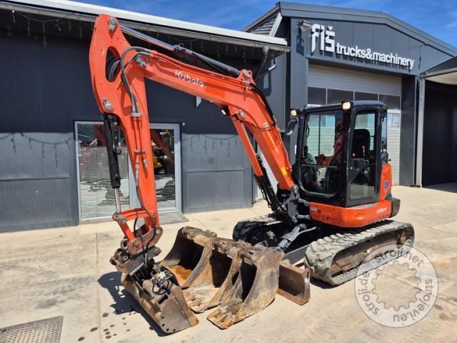 Mini bageri, KUBOTA KX057-4 - 4X ŽLICE - LETNIK 2010 - 9710 UR