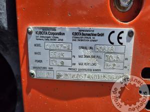 Mini bageri, KUBOTA KX057-4 - 4X ŽLICE - LETNIK 2010 - 9710 UR