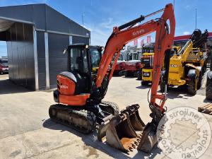 Mini bageri, KUBOTA KX057-4 - 4X ŽLICE - LETNIK 2010 - 9710 UR