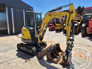 Mini bageri, WACKER NEUSON EZ36 - POWERTILT - 4X ŽLICE - LETNIK 2021