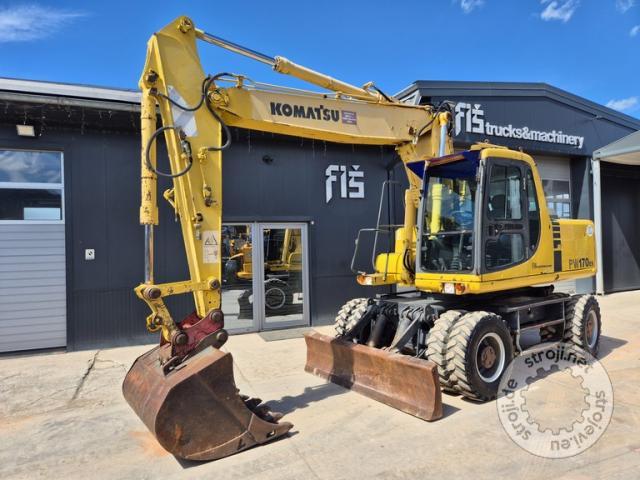 Bageri na kotačima, KOMATSU PW170ES-6 - 1999 LETNIK - 1X ŽLICA 