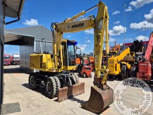 Bageri na kotačima, KOMATSU PW170ES-6 - 1999 LETNIK - 1X ŽLICA 